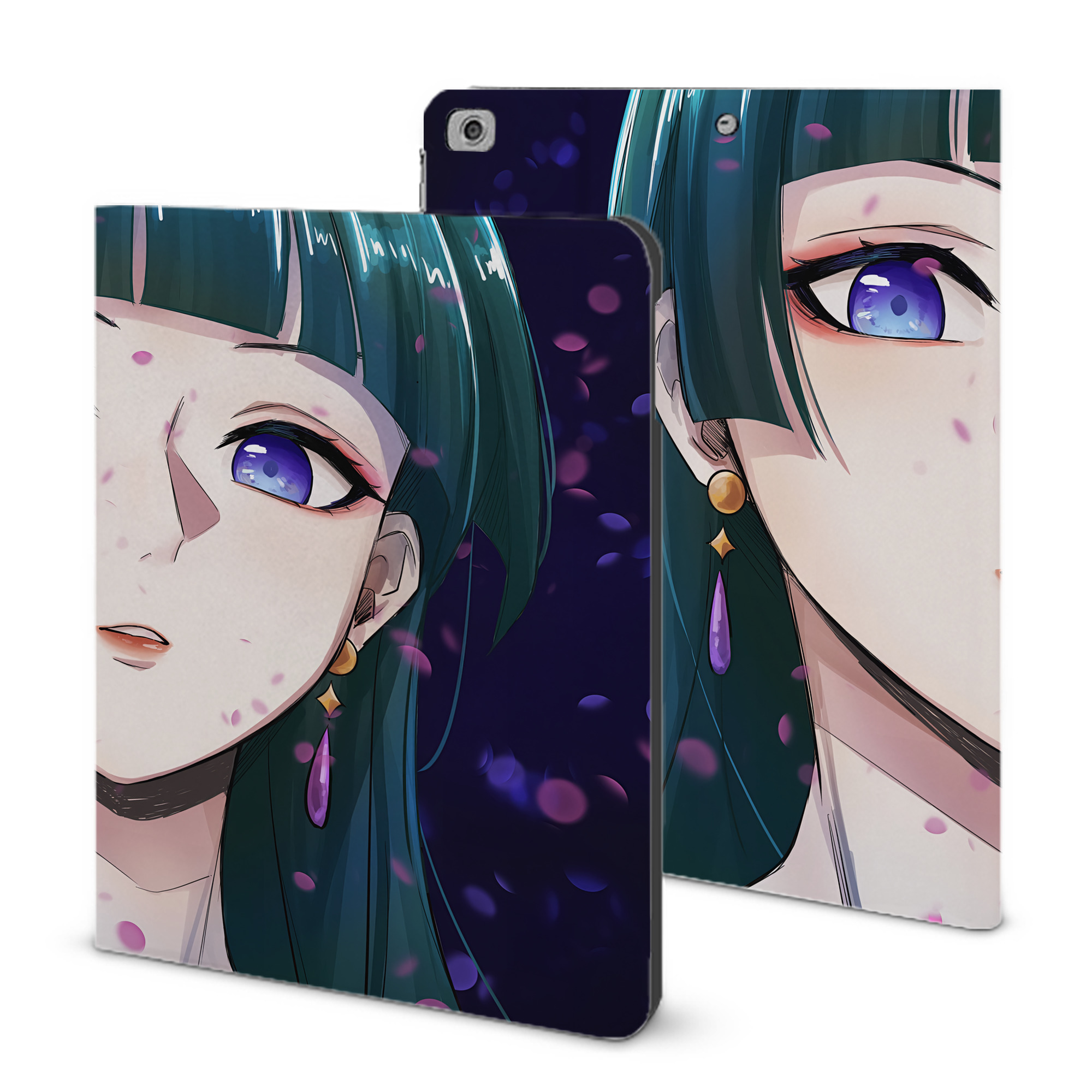 （画像用） 薬屋のひとりごと The Apothecary Diaries IPad ケース ブック型 PUレザー TPU 耐衝撃 軽量 薄型 ペン収納なし 全面保護 IPad 各モデル対応